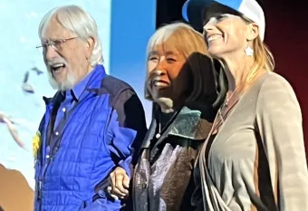 Jean-Michel Cousteau, Hiroko Benko, and Holly Lohius - Photo by John Hankins