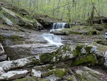 Waterfall & Rocks