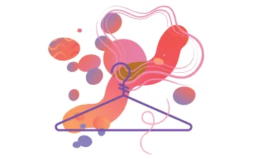 Illustration of a hanger