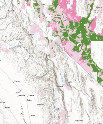 BLM Map for solar projects