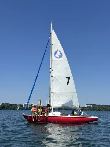 Sanneh Foundation and Minneapolis Sailing Center outing July 12, 2024