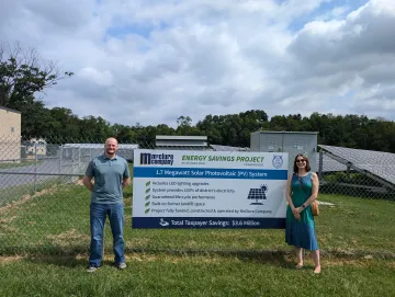 Sierra Club Pennsylvania staff enjoy a tour of Steelton Highspire’s facilities