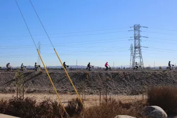 Bicyclers en route