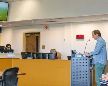 nick cheranich commenting at LAFCO meeting