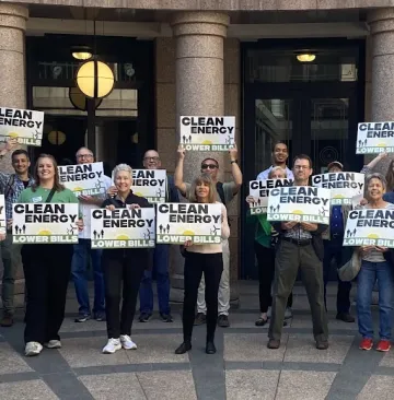 clean energy signs
