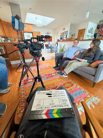 On the set of BeTheExample Documentary