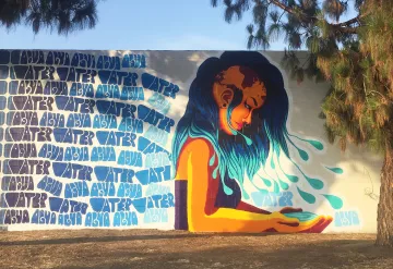 Water Is Life Mural