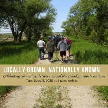 Locally Grown Nationally Known Graphic