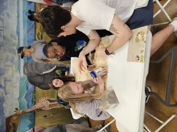 Amachi and BBBS learning about animal adaptations