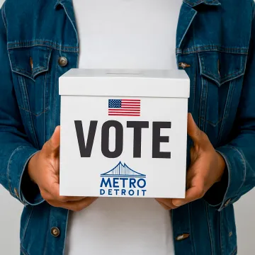 Vote Metro Detroit Ballot Box