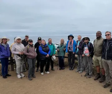 Loma Prieta Military Outdoors pole walking