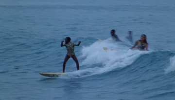 Picture of person surfing