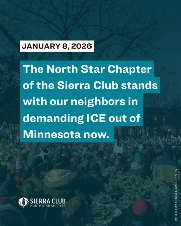 The North Star Chapter demans ICE out of Minnesota now.