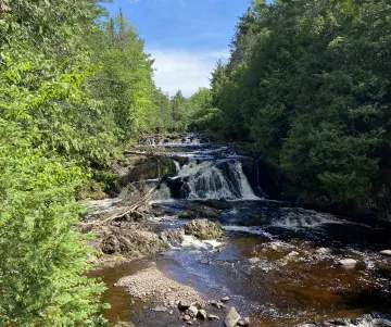A view of Copper Falls State Park
