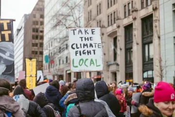 Climate protest