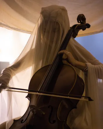 VORA performing in VISCERA: Vessel for Water & Power