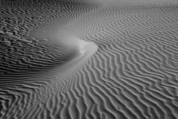 rippled texture of Oceano Dunes