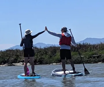 Paddleboarders