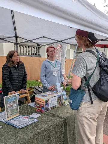 Sierra Club volunteers at the SLO Beaver Festival