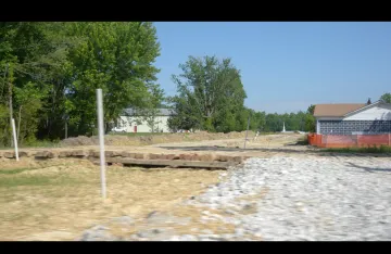 pipeline behind homes