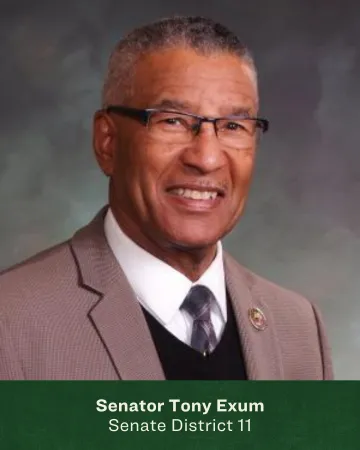 Headshot of Senator Tony Exum