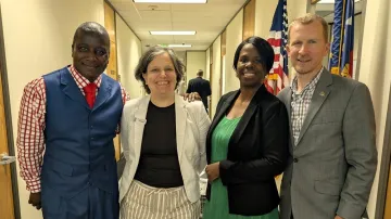 State Rep. James Roberson, Lisa Hazirjian, CeCe Grant, Chris Herndon