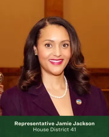 Headshot of Representative Jamie Jackson