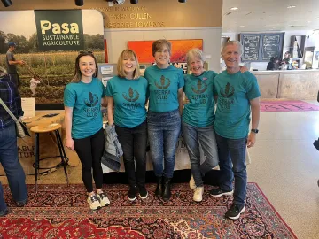 volunteers at Banff