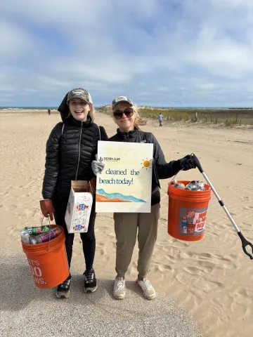Chicago Group volunteers clean up Montrose Beach on April 26, 2026