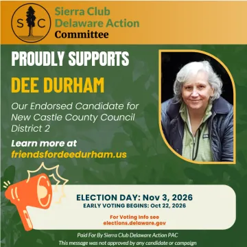 Vote Dee Durham for New Castle County Council District 2 on Election Day, November 3rd