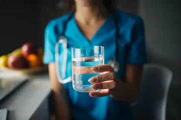 glass of water