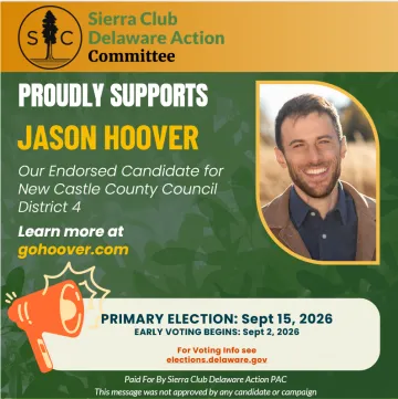 Vote Jason Hoover for New Castle County Council District 4 in the Primary Election, September 15th