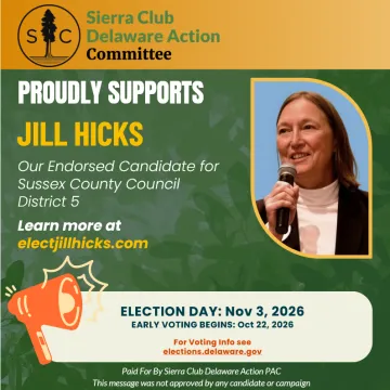 Vote Jill Hicks for Sussex County Council District 5 on Election Day, November 3rd