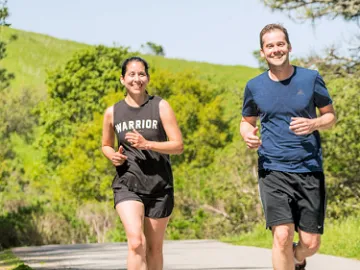 People jogging