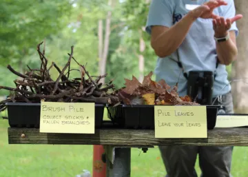 Demonstration at the Birdscaping workshop