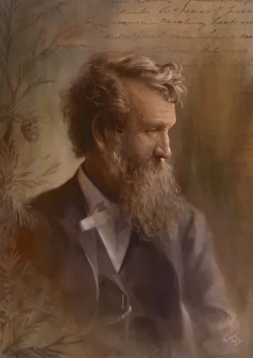 Portrait of John Muir