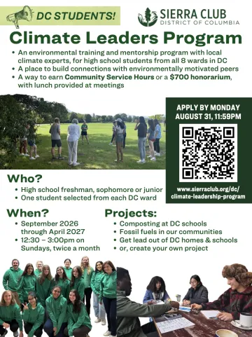 Climate Leaders Program flyer