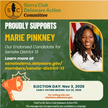 Vote Marie Pinkney for Senate District 13 on Election Day, November 3rd