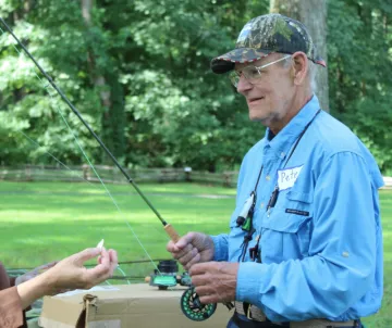Trout fishing demo