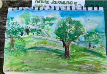 Image painted by a workshop participant
