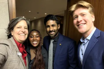 Sierra Club staff and fellows meet with a NC General Assembly member