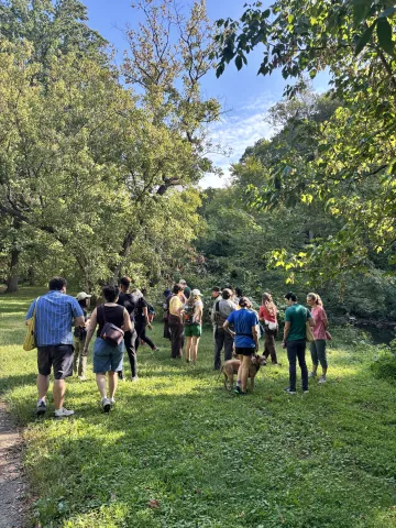 Sierra Club DC volunteers at a bird walk, 2026.