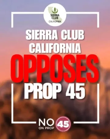 No on Prop 45 poster