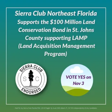 St Johns County LAMPS Bond support