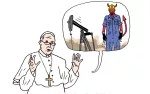 Illustration of the pope