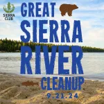 September 21st Great Sierra River Cleanup hosted by Tahoe Area Sierra Club promo photos.