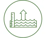 Sea level rise icon