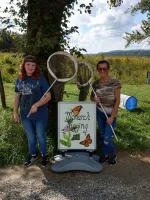 Big Brothers and Big SIsters Monarch Tagging in Cades Cove - September 2017