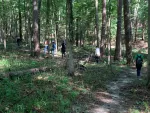 hikers on trail