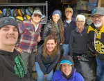 Group at storeroom